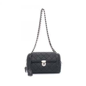Prada Tessuto Impuntu Quilted Shoulder Bag/Handbag in Nylon and Saffiano Leat...